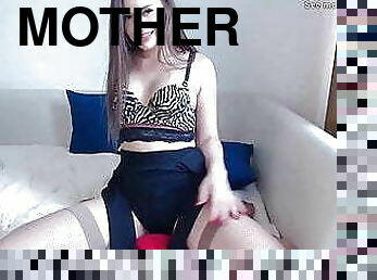 amador, mãe, webcam, engraçado, mãe-mother