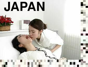 Japanese Lesbian Erotic Spitting Massage Clinic Subtitled