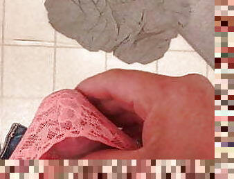 Teasing thru my panties 