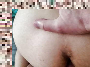 Hung daddy fucks young latino