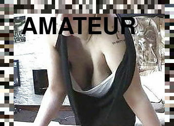 tetas-grandes, amateur, europeo, euro, bonita, tetas, morena, tetas-caídas