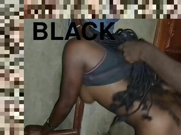 This black teen let me cum in her
