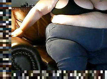 Bbw squash couch jeans