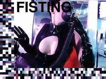 fisting, anal, maurdara, latex, amanta, femdom, penetrand