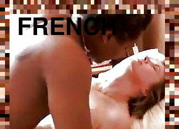 Hot French milf has filled with black cock