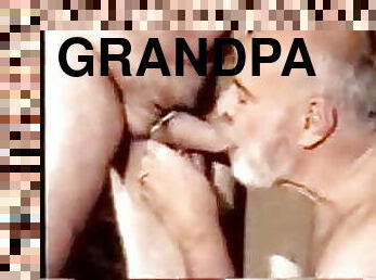 pappa, anal, leke, homofil, massasje, par, bbw, lubben, far, bestefar