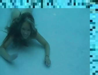 Christina Model under water dance