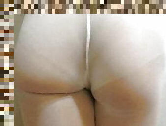crossdresser pantyhose ass no panties 064