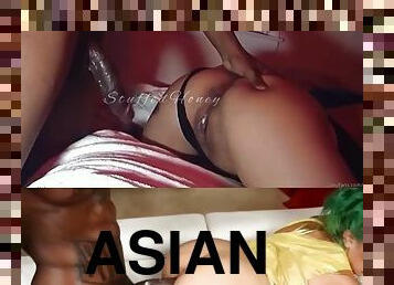 Interracial super sloppy split screen