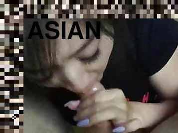 Asian MILF blowjob