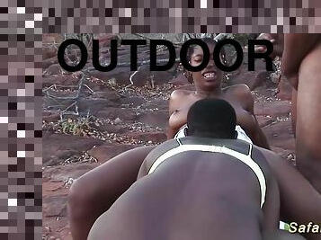 Outdoor African Safari Orgy