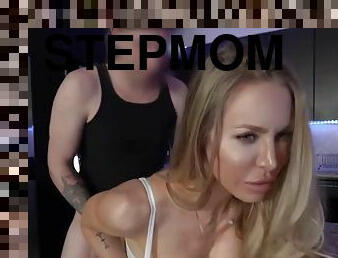 My horny stepmom wants my cum in her face