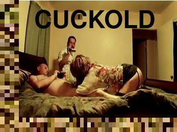 Cuckold husband watching and filming