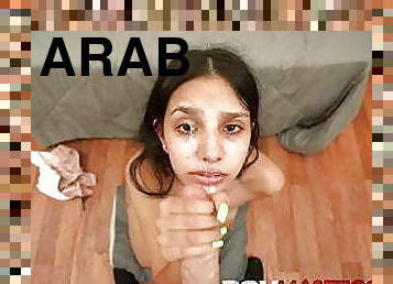 Arab Teen Jasmine Angel Pussy Stretched In POV Big Dick Sex