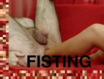 Footfisting Lady Shila Fistet Meinen Arsch Mit Ihrem Fu in Nylons sammas4 720p