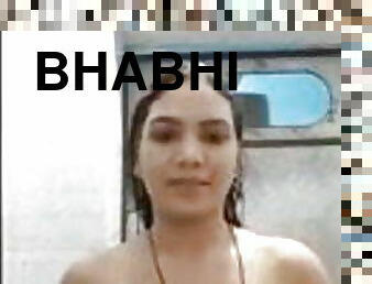 Huge Tits Bhabhi Bathing Video for BF