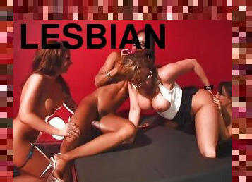 Insane lesbian threesome