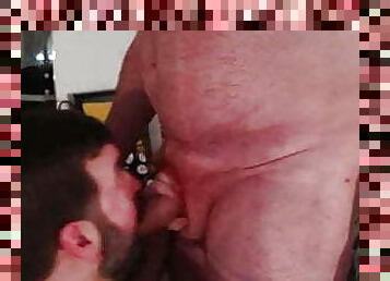 Dad TIM &amp; Son LOGAN in Love: Thick Dick&#039;s BJ-HJ-CUMLOAD-KISS