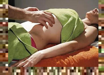 Mommy Oksana sensual tickle massage