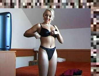 Dashing blonde amateur  gets fucked silly at a casting shoot