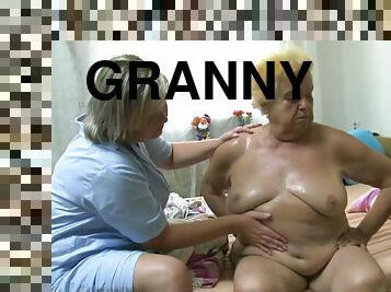 OldNanny Fat big granny have a sex with young guy