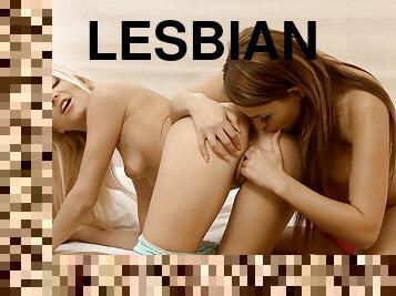 Victoria and Frida are lezzies in a hot lesbian fuck scene