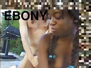 Beautiful Ebony Gets Her Hot Pussy Nailed Hard Outdoors