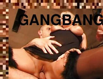 Glorious Debbie T. Gets DP Hard In A Wild Gangbang