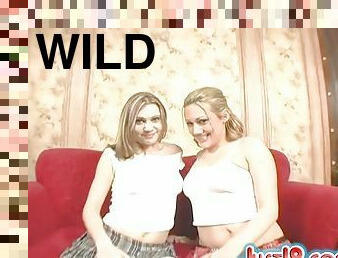 Appetizing Cindy Sterling And Her Blonde GF Go Wild In A FFM