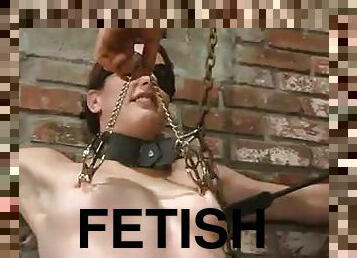 Handcuffs and all the other fetish toys are on Nina