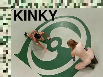 Two lusty and kinky sirens are in a  hot catfight