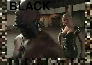 Muscular Black guy gets dominated by hot Dia Zerva