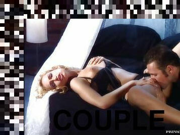 Sophie Evans gets her holes licked, fingered and smashed