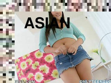 Kinky Asian teen London Keyes will make you stun