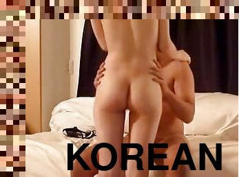 Sexy Korean slut doesn't know that she got taped