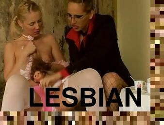 Jasmin and Mandy Bright have lesbian sex after 5 o'clock tea