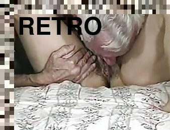 Retro amateur porn video with this weird couple