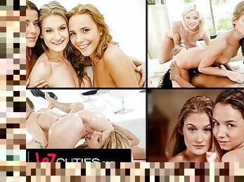 LEZ CUTIES - TIFFANY TATUM LESBIAN COMPILATION! Petite Hungarian Babe's Hottest Lesbian Moments!