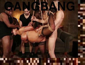 Raven Hart - Bound Gangbang