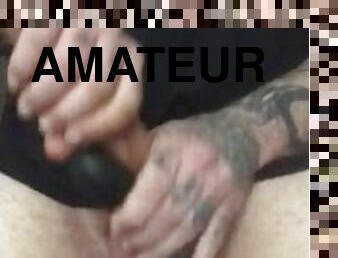 masturbation, amatör, mogen, gigantisk-kuk, leksak, webbkamera, ensam, vit, kuk