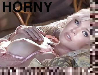 Horny playmate Tiffany Toth gets naked and teases