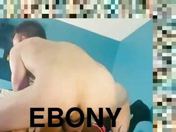 Ebony beauty Bella gets her ass Fuck hard (Onlyfans com/bellabold)