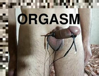 orgasme, russe, ejaculation-sur-le-corps, énorme-bite, jouet, branlette, bdsm, ejaculation, sperme, solo