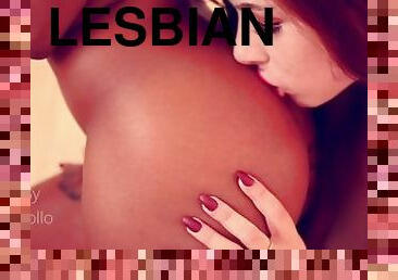 Promo Sexy interracial lesbian scene featuring a strapon blowjob rim job and doggy style