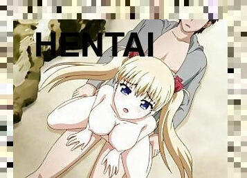 Se la cogen en la playa enfrente de todos - Hentai Oni Chi Refresh Ep. 1