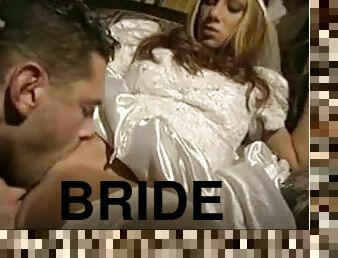 Two Guys Fuck One Horny Bride in the Ass