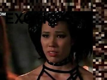 Exotic Michaela Conlin Wearing a Sexy Costume In a 'Bones' Episode