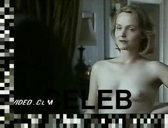 Sensual Miranda Richardson Shows Her Perky Boobies in a 'Damage' Scene