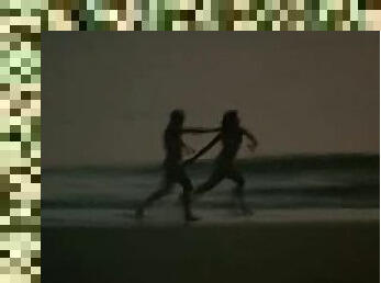 Julliette Binoche And Her Lover Running Wild and Naked In the Beach
