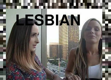 Sexy ladies enter into an intense secret lesbian affair